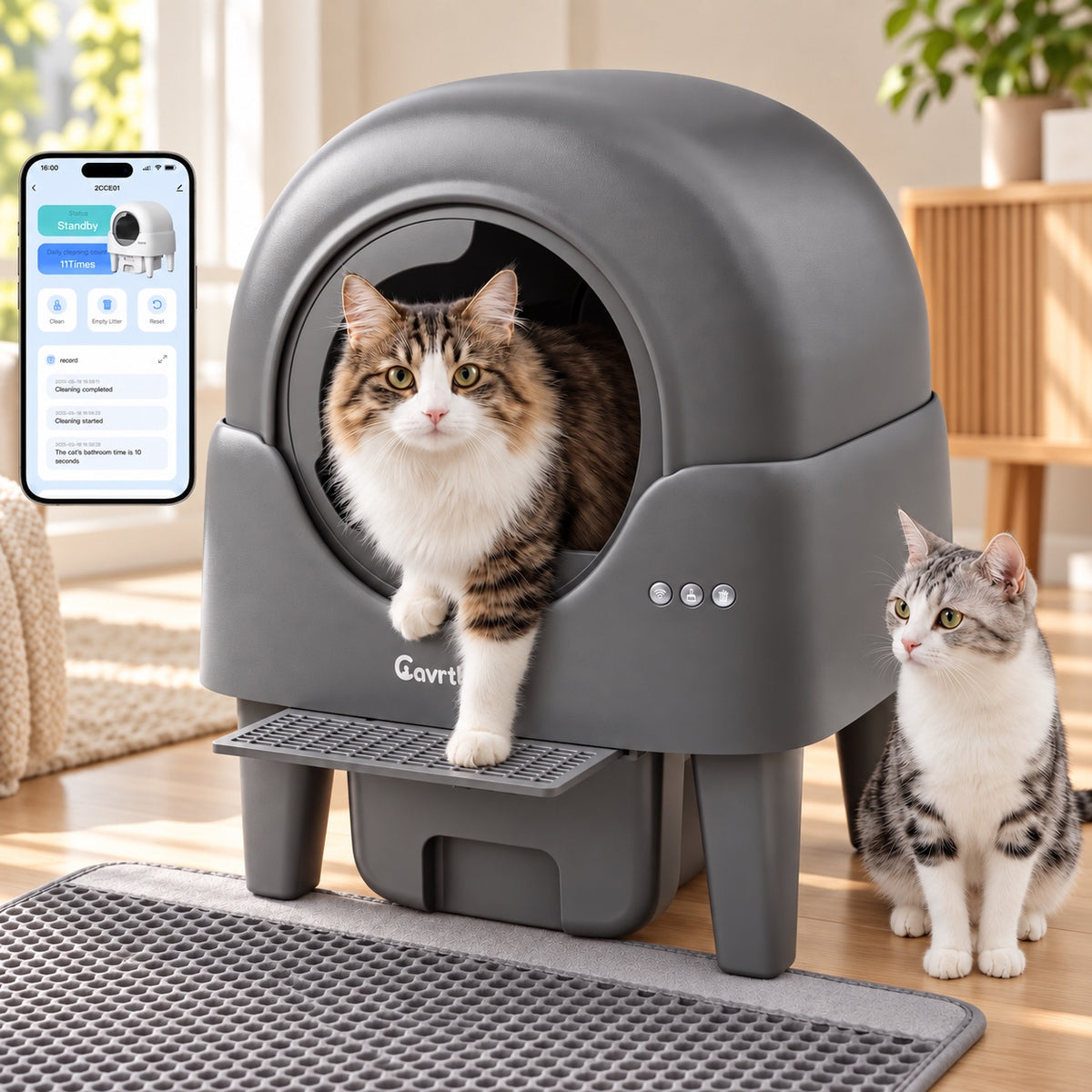Litière automatique intelligente 85 L